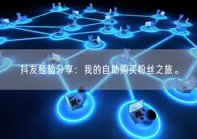 抖友经验分享:我的自助购买粉丝之旅。